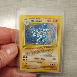 Pokemon 1st Edition Holo Machamp 