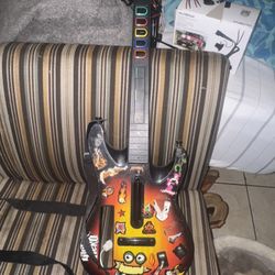 Wii Guitar Hero Controller 
