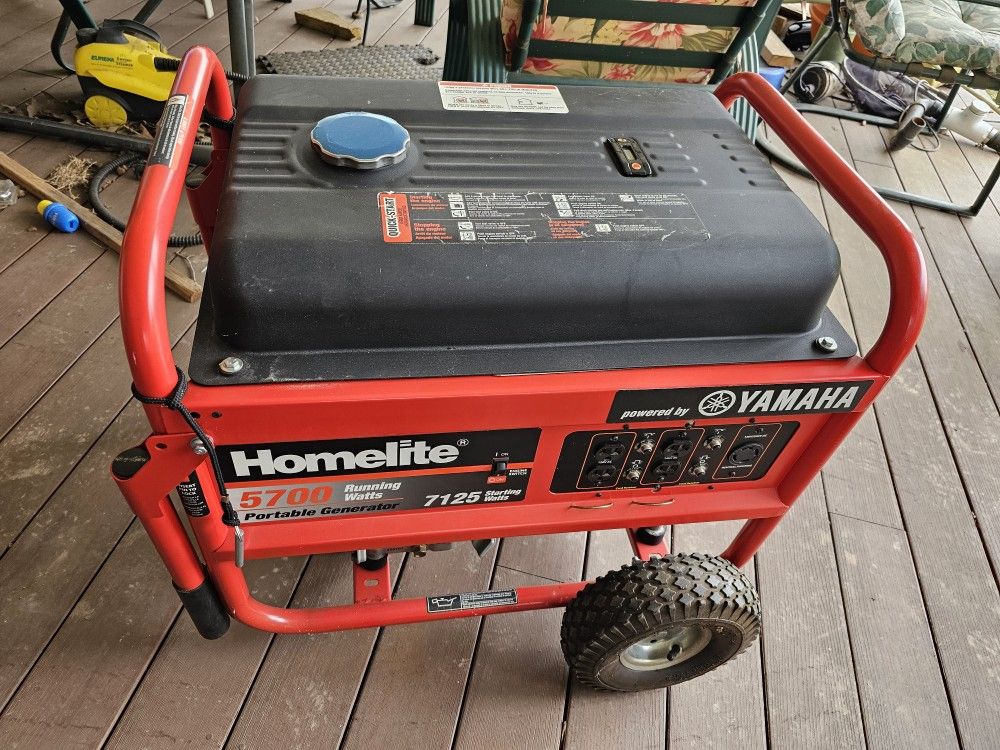 Homelite 7125w Generator Yamaha Engine