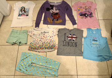 Cute Lot for Girls . Brands like Disney,Justice & more . Size 10-12