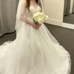 Ivory Wedding Dress Size 4