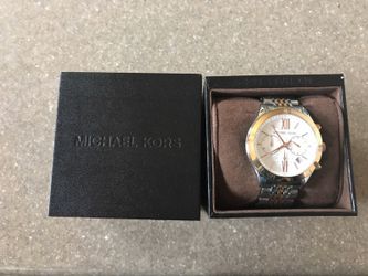 MK rose gold/silver watch