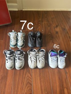 Toddler Air Jordan Sneakers Lot Size 6C & 7C