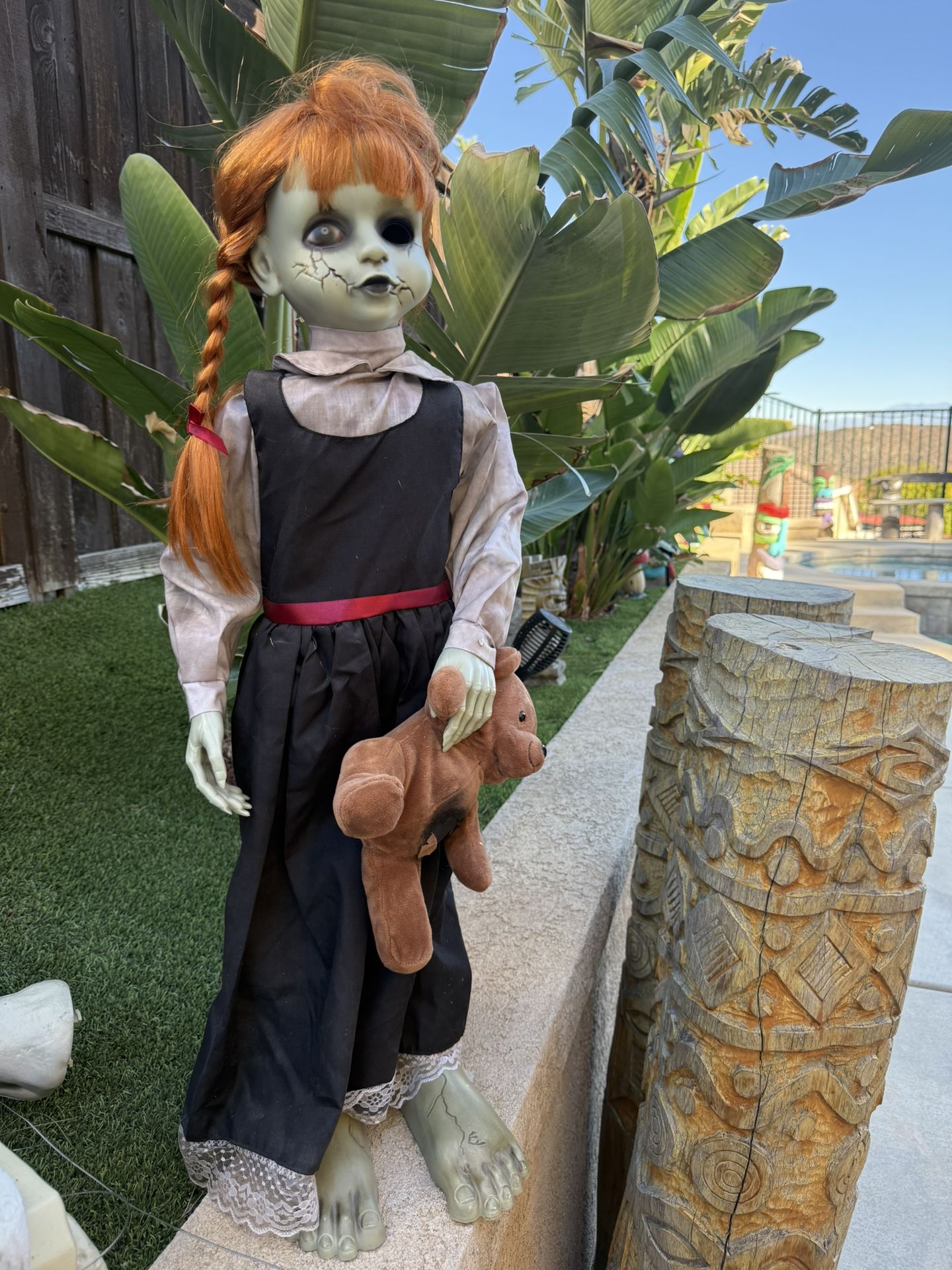 Halloween Scary Doll Prop