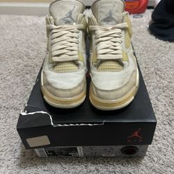 Jordan Retro 4 Off White Beaters