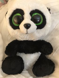 TY beanie boo bamboo Panda 9.5” tall great gift
