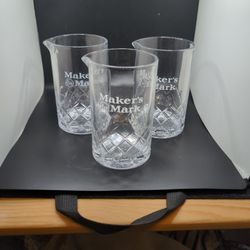 Cocktail Mixing Glasses-Makers Mark
