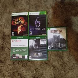 Resident Evil 5-9 Collection For Xbox 360 And Xbox Series X