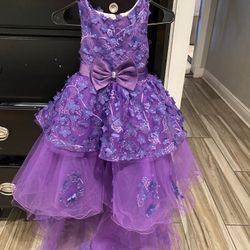 Purple Girls Dress 