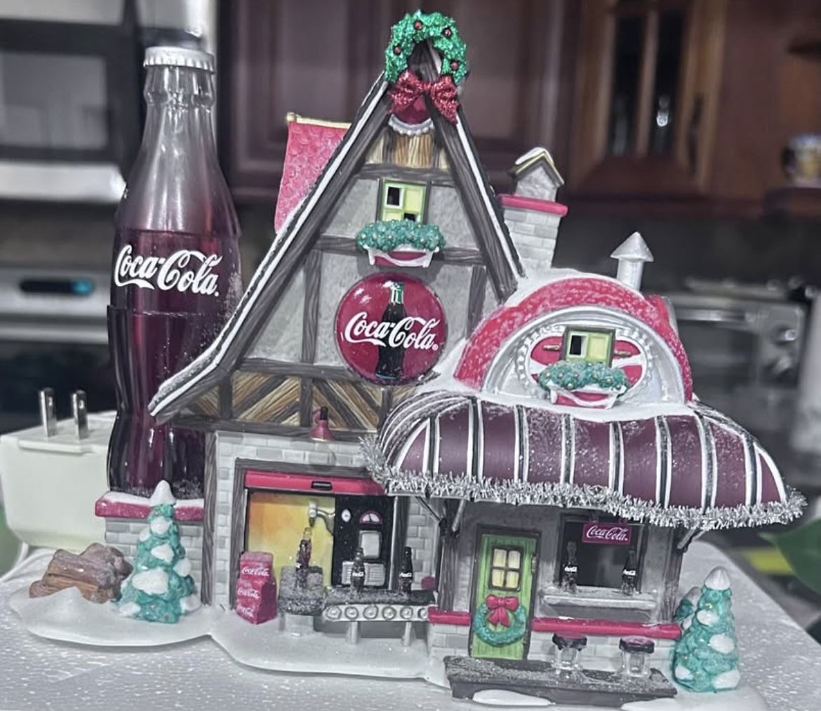 Department 56 North Pole Series Coca-Cola Fizz Factory