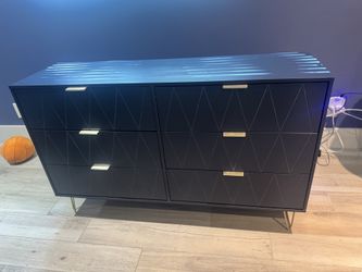Blue Dresser 6 drawers