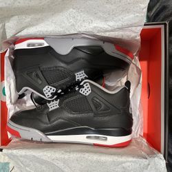 Reimagined bred 4s Size 9.5