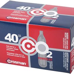 1 New Box Crosman 12-Gram CO2 Powerlet Cartridges