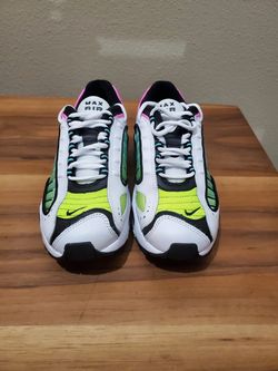 Nike Air Max TailWind 4 GS White/Black-China Rose BQ9810-102 Size 6.5Y / Women 8