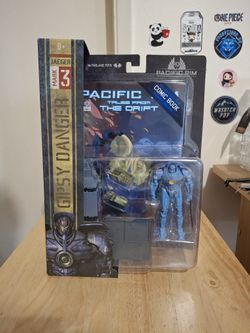 Jaeger Mark 3 Gipsy Danger Action Figures Comic Book 