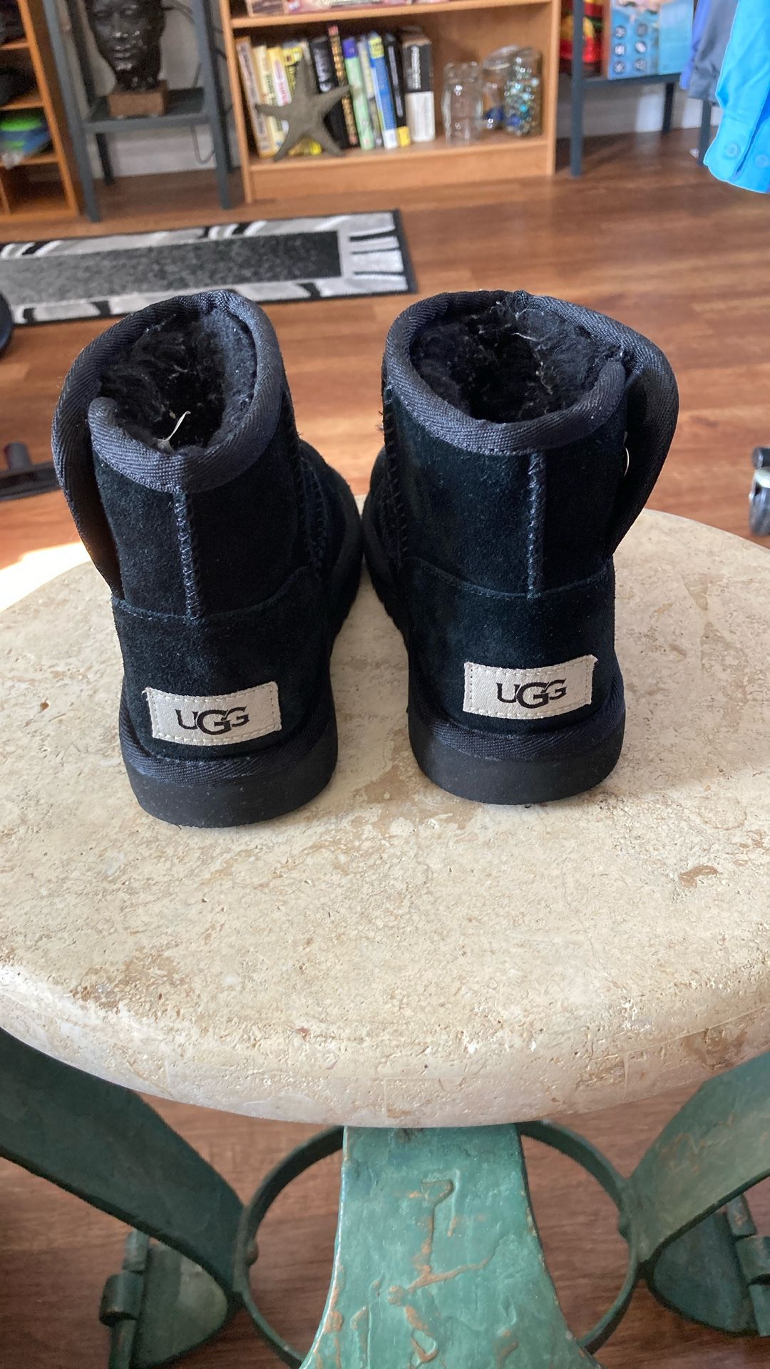 UGG Jona Black Suede Boot Size 11