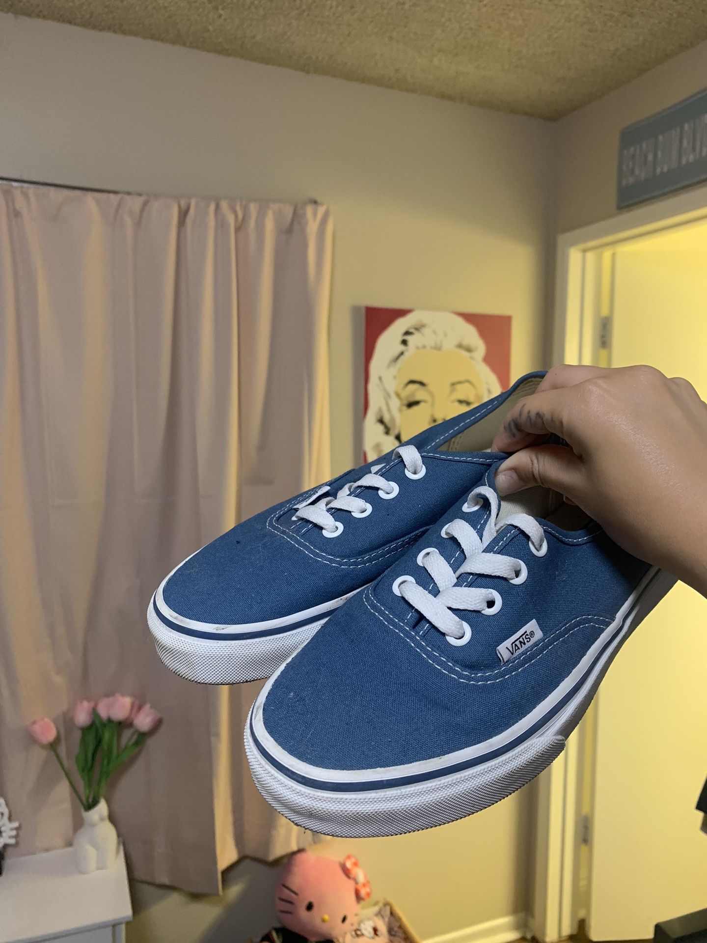 Blue Vans 