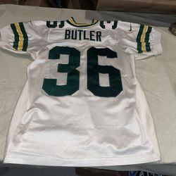 Authentic Nike Leroy Butler Green Bay Packers NFL Jersey Men 44 Clean USA 1997
