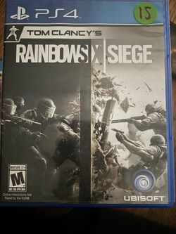 Rainbow Six siege ps4