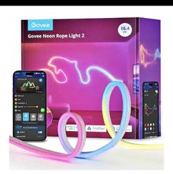Brand new Govee - 16.4’ RGBIC Smart Neon Rope Light 2 Works with Matter, Alexa, Google Assistant,