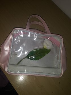 Womens small cosmetic bag makeup bag