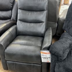 Comfortable Dark Grey Recliner