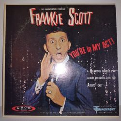 Vintage Frankie Scott You're In My Act Stereo LP-501-S Arco Records Comedy Album