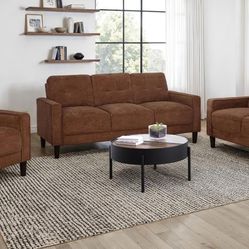 Brown Living Room Sofá Set 