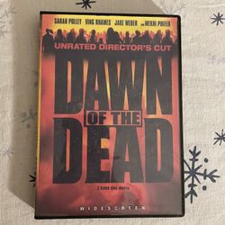 Unrated Director’s Cut DVD Dawn Of The Dead Zombie Movie