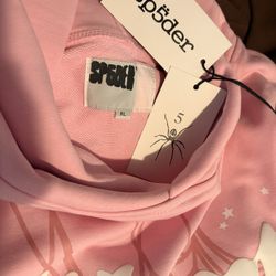Pink XL Atlanta themed Spider Hoodie 