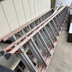 2 STEP  LADDERS 12 Foot, 14 Foot,  1 EXTENSION LADDER 20 Foot $50 Each 