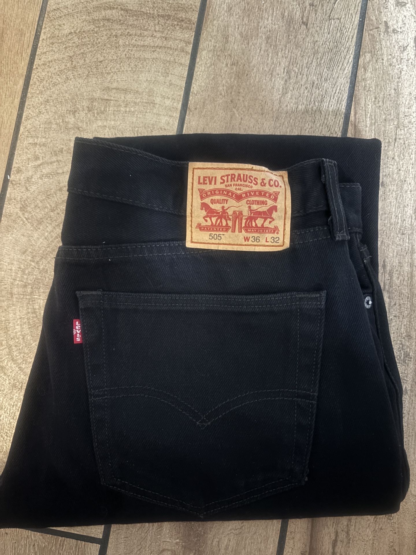 Black 501 Levi Pants / Jeans