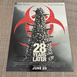 28 Years Later Double Sided Poster/Map Regal
