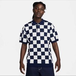 Nike Sportswear Club Checkers Polo Shirt