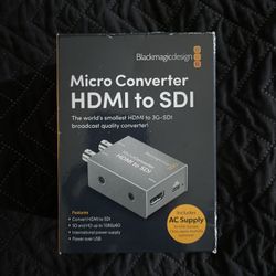 BlackMagicDesign (SDI to HDMI) Converter