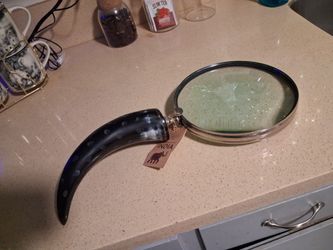 Large magnifying  glass