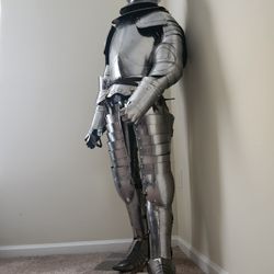 Medieval Knight Wearable Suit Of Armor Crusader Combat Full Body Armour