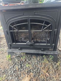 duluth model # 55801 vented gas fireplace heater