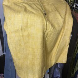 Tweed canary Yellow Skirt