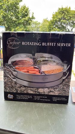 Rotating buffet server