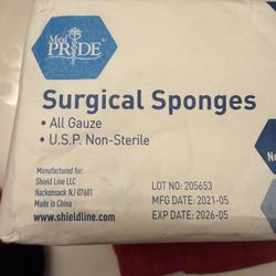 NEW 200 4x4 12 Ply Gauze Sponges MedPride