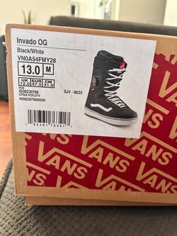Vans Invado OG Snowboard Boots Size 13