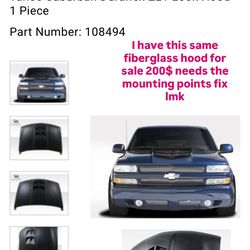Chevy Silverado hood