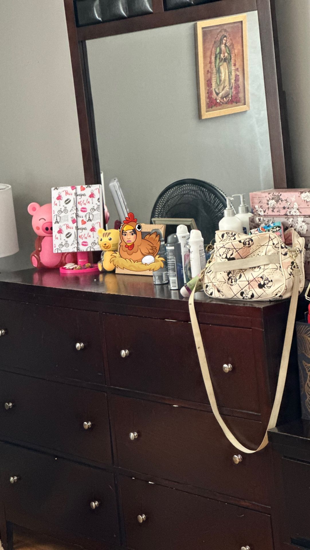 Dresser Mirror And Two Night Stands