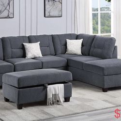 Sectional Sofa With Ottoman