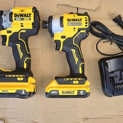 Atomic Dewalt 20v Drill/Impact Set