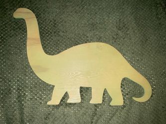 Dinosaur wooden cut out 18x19