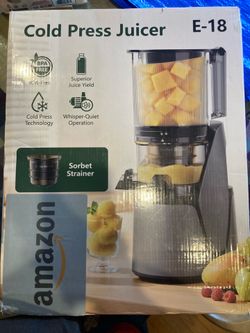 EanOruus Juicer Machines, 3-in-1 Cold Press Juicer with 6.5" Extra Large Chute, 100oz Large Capacity, AC Motor, Makes Juice, Nut Milk & Sorbet, Premiu