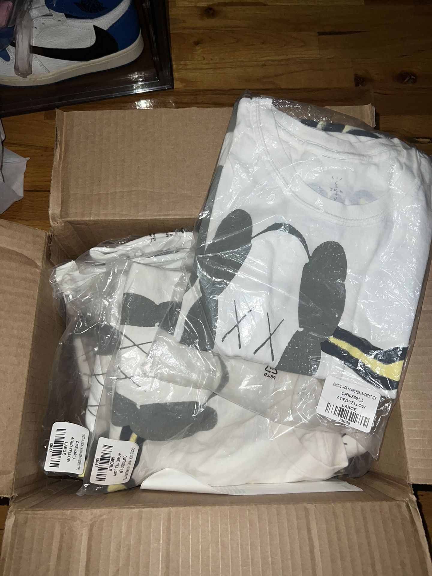 Travis Scott Cactus Jack x Kaws For Fragment Tee