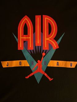 Air Jordan Graphic T-Shirt Black( LARGE MAN)